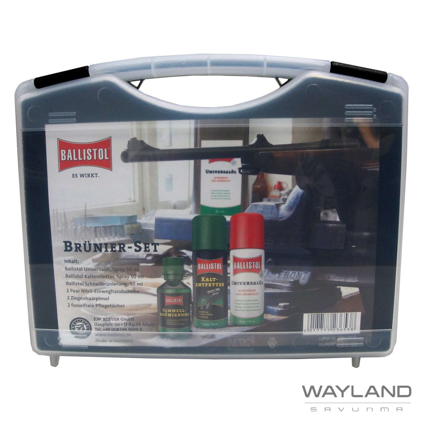 Ballistol Set Quick Bluing Çantalı görseli 2