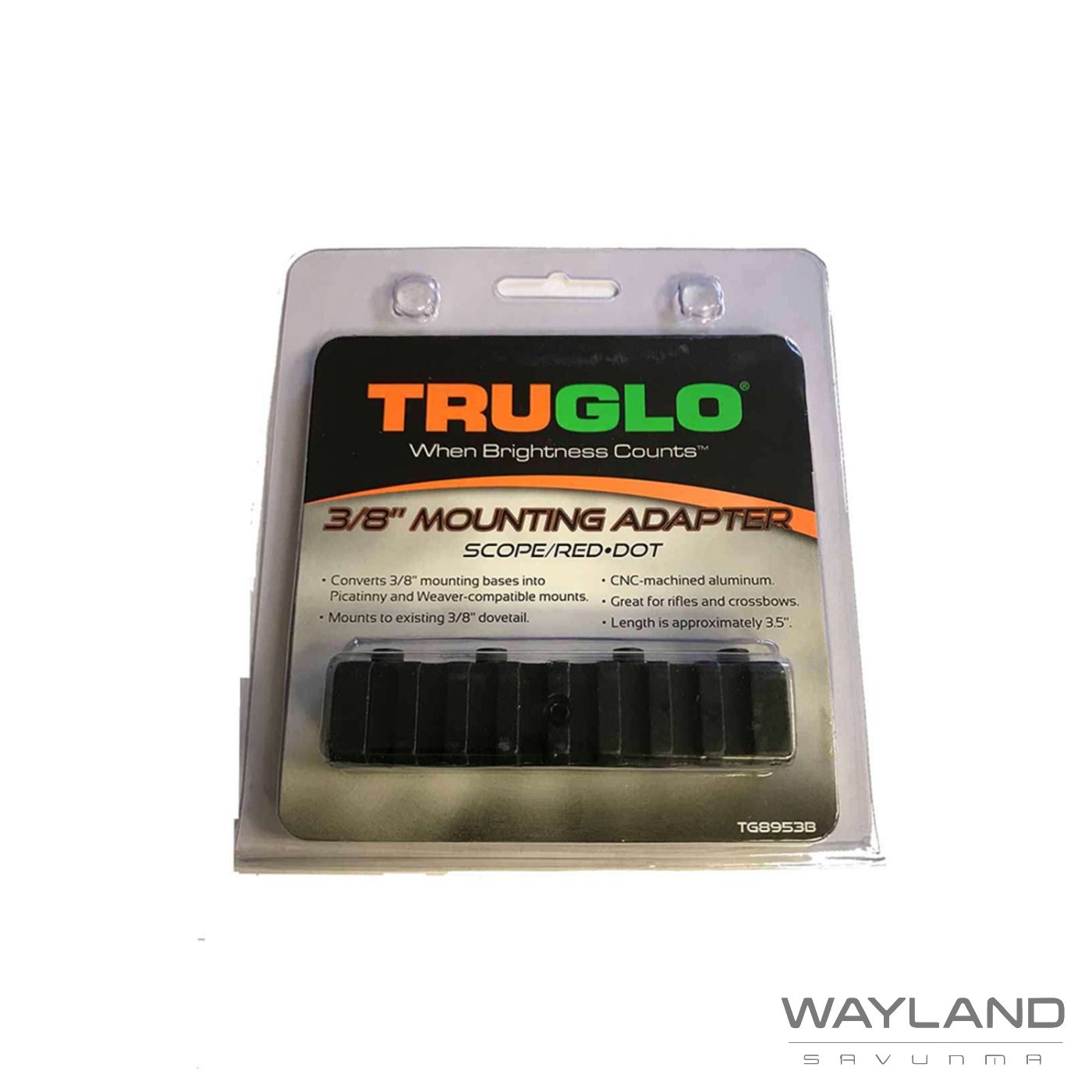 Truglo 11mm Picatinny Dönüştürücü Tek Parça Dürbün Montaj Rayı ikinci görünüm