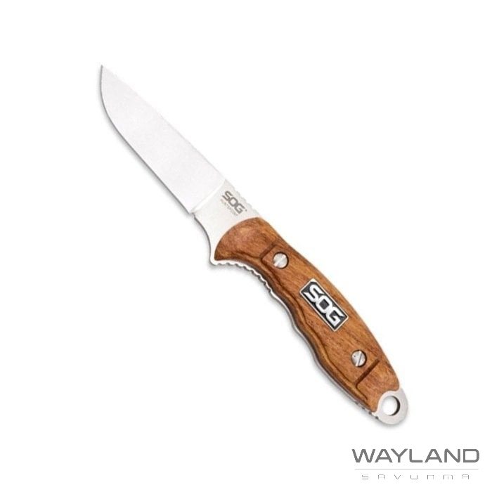 SOG HT022L Huntspoint Ahşap Saplı Avcı Bıçağı ikinci görünüm