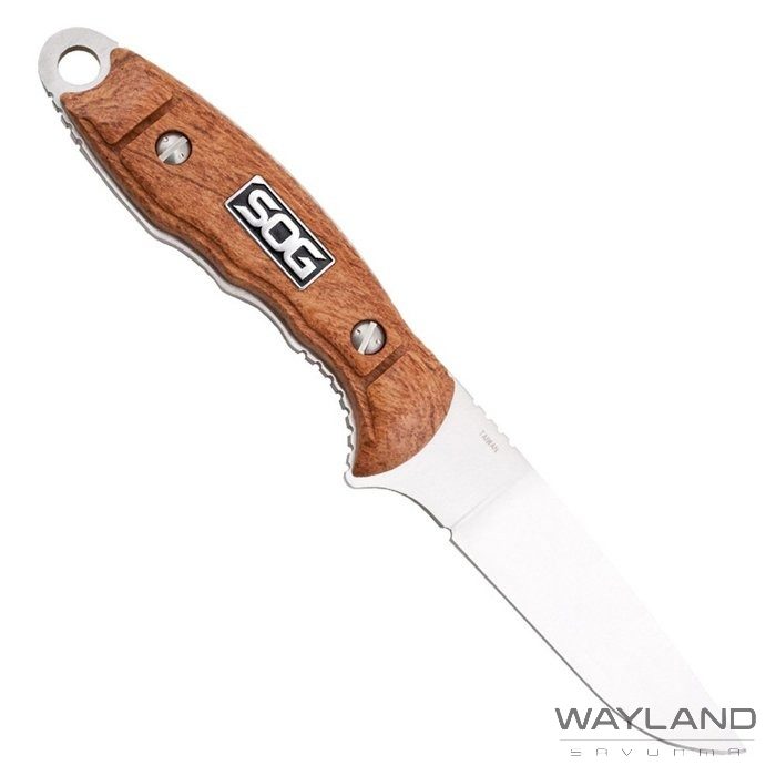 SOG HT022L Huntspoint Ahşap Saplı Avcı Bıçağı görseli 4