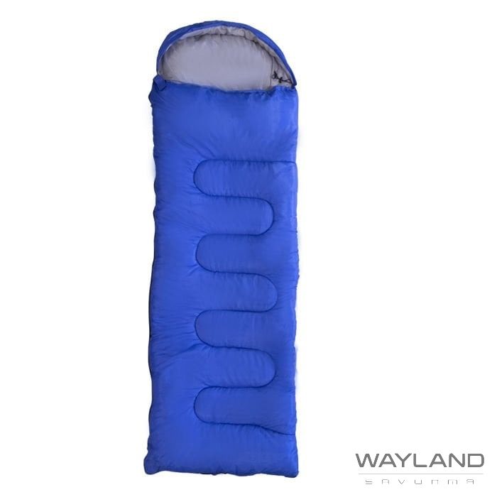 T. DFT Düz Başlık(190+30cm)x75 Mavi -5/-10° UykuTulumu