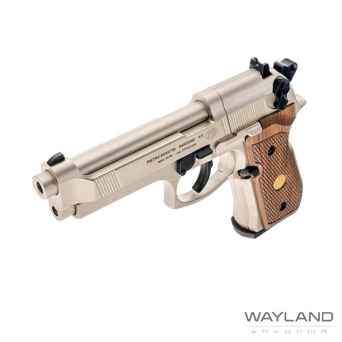 UMAREX Beretta M92 FS 4,5MM Havalı Tabanca A.Nikel görseli 2